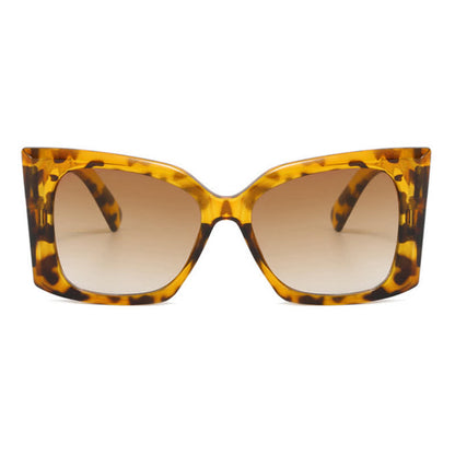 Fashion Square Frame Oversized Thick Sunglasses