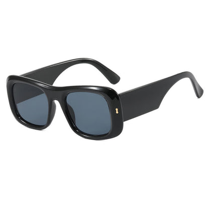 Arrow Decor Square Frame Thick Sunglasses