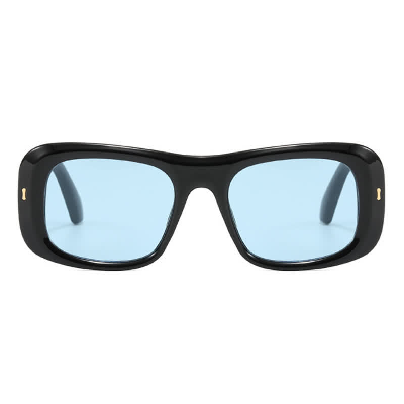 Arrow Decor Square Frame Thick Sunglasses
