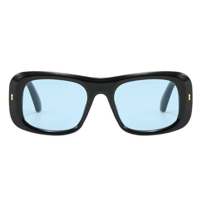 Arrow Decor Square Frame Thick Sunglasses