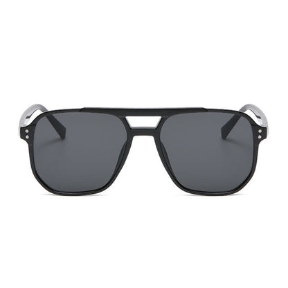 Vintage Double Bridges Tinted Aviator Sunglasses