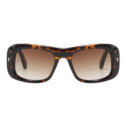 Arrow Decor Square Frame Thick Sunglasses
