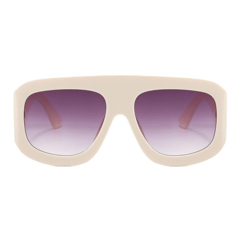 Oversized Square Frame Hipster Sunglasses