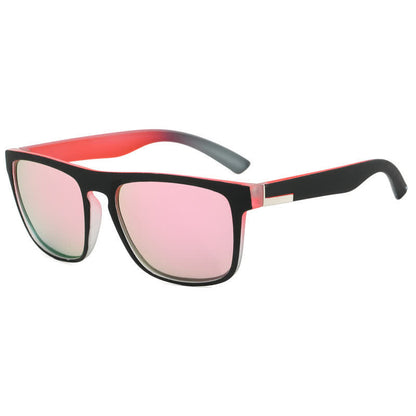 Simple Polarized Square Frame Trendy Sunglasses for Outdoor Activities