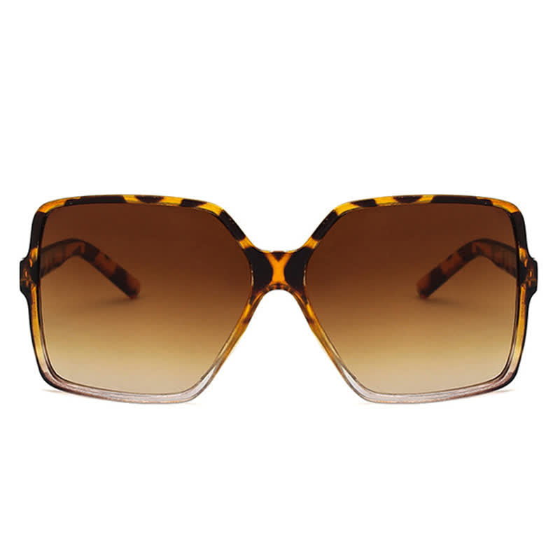 Square Frame Vintage Oversized Sunglasses