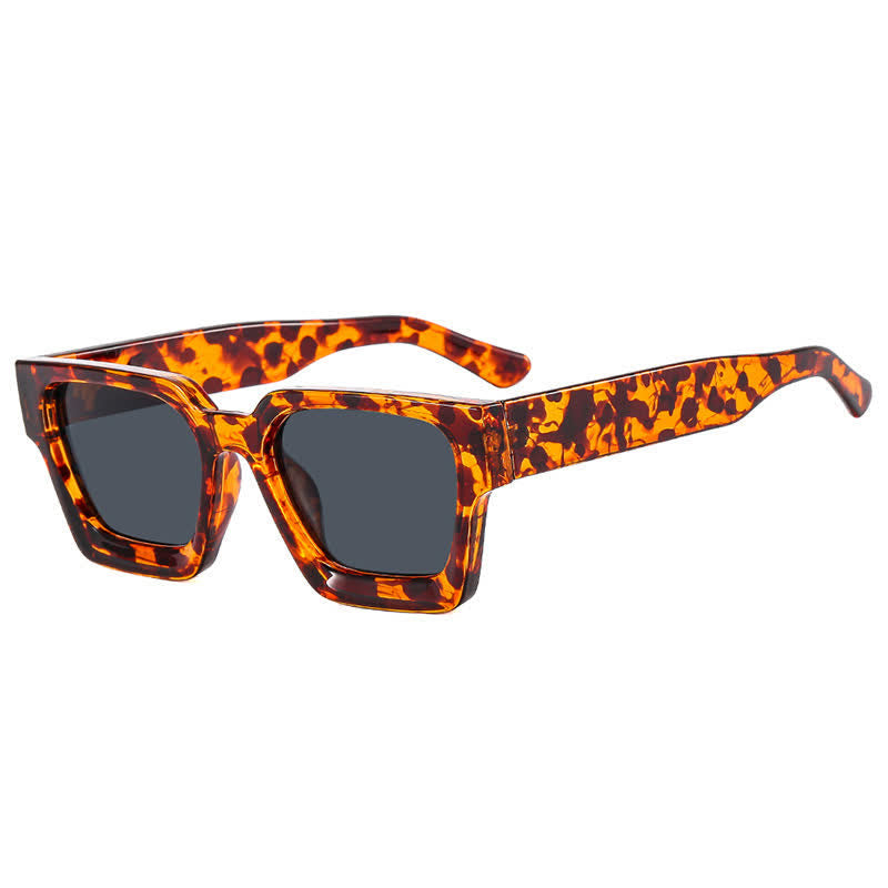 Square Frame Tinted Sunglasses