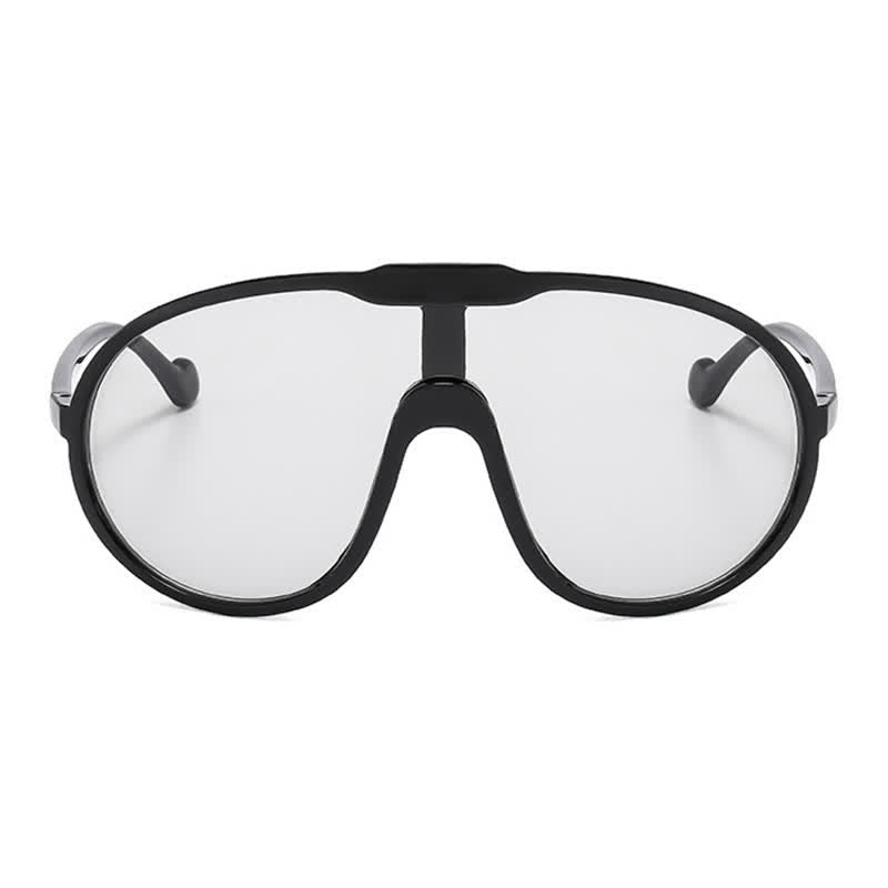 One Piece Oversized Aviator Sunglasses
