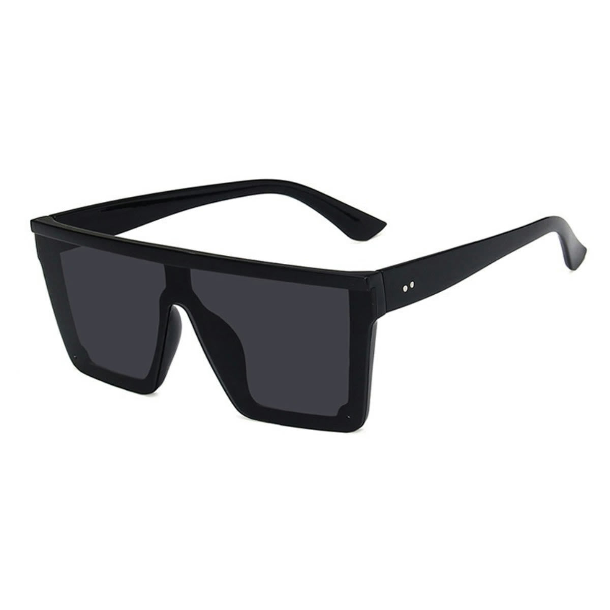 Trendy Large Frame One-piece Street Style Driving Retro Sunglasses