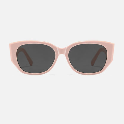 Cat-Eye Thick Temples Hipster Sunglasses