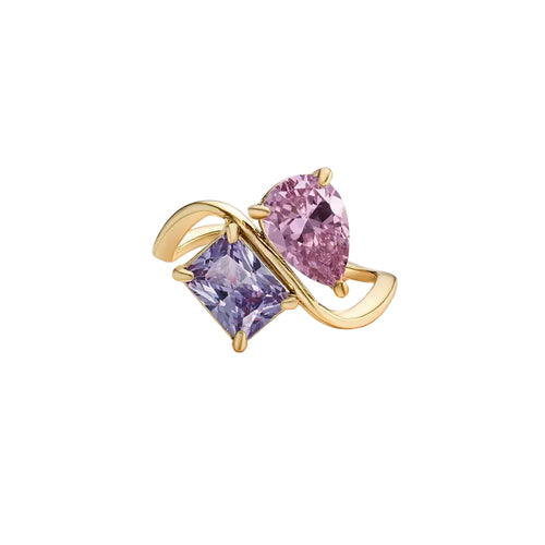 Mother & Daughter Infinity Ring – A Bond Forever Engraved in Stone