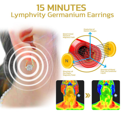 Lymphvity MagneTherapy Germanium Healing Earrings ⚡️Unlock Your Body’s Natural Slimming Power – No Fuss, Just Results!