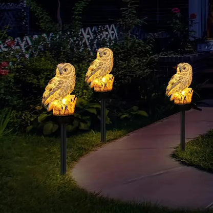 🔥Last Day Special 50% OFF🔥 Waterproof Solar Owl Light