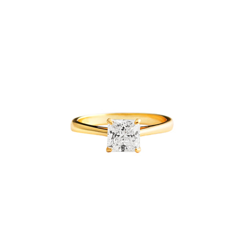 Classic Four-Prong Princess Cut Ring – Your Forever Begins with This Sparkle
