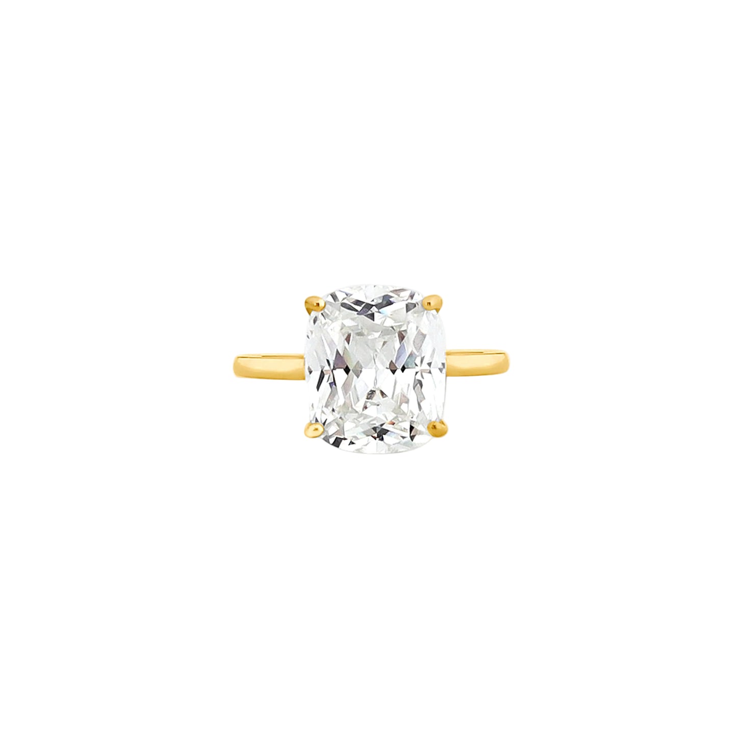 Cushion Cut Solitaire Diamond Ring – A Classic Promise for Your Forever