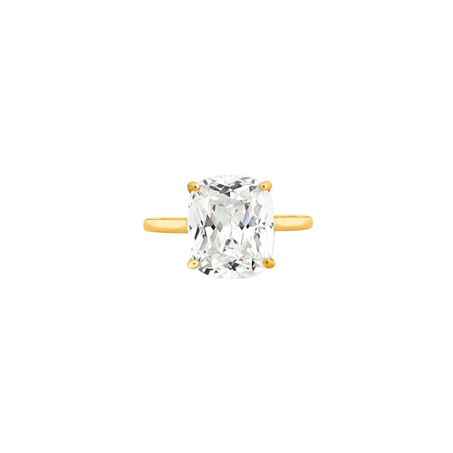 Cushion Cut Solitaire Diamond Ring – A Classic Promise for Your Forever