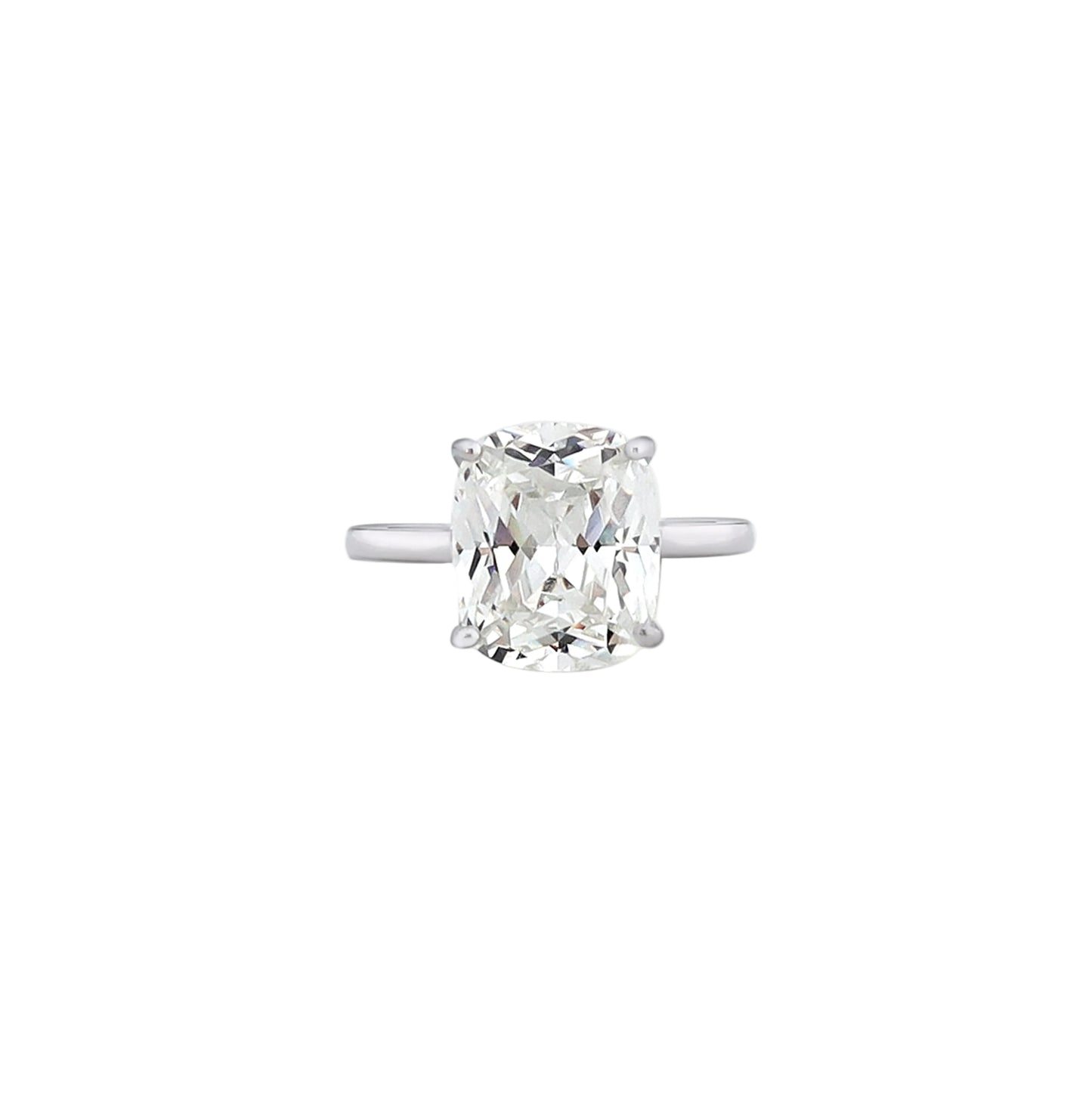 Cushion Cut Solitaire Diamond Ring – A Classic Promise for Your Forever