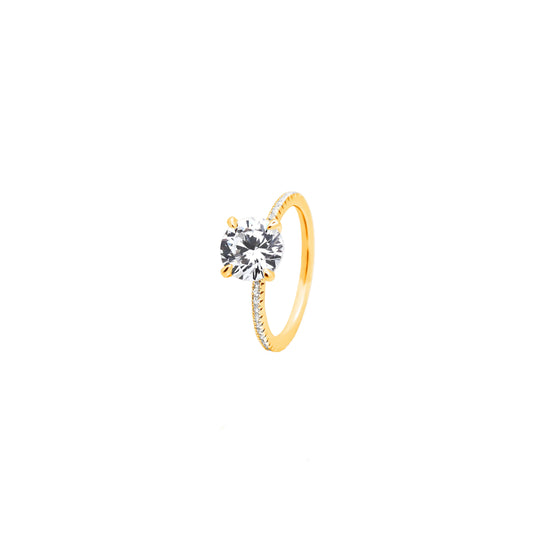 Round Brilliant Solitaire Ring – A Circle of Timeless Sparkle