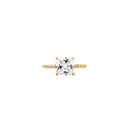 Princess Cut Solitaire Ring – A Square of Timeless Sparkle