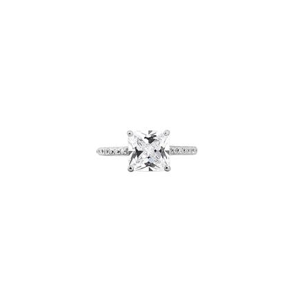 Princess Cut Solitaire Ring – A Square of Timeless Sparkle