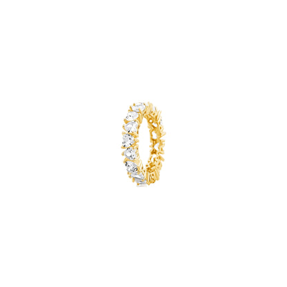 Heart Cut Diamond Eternity Ring – A Full Circle of Sparkling Hearts