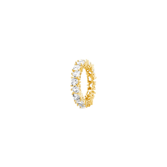 Heart Cut Diamond Eternity Ring – A Full Circle of Sparkling Hearts
