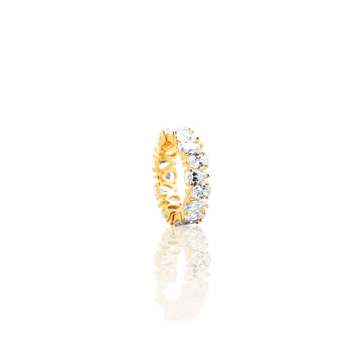 Pear Cut Diamond Eternity Ring – A Full Circle of Teardrop Sparkle