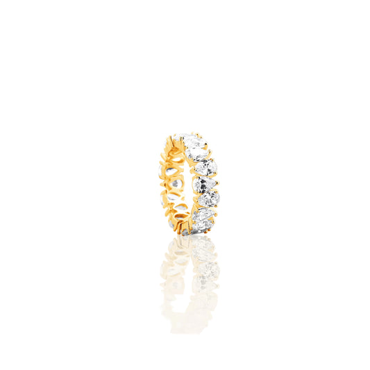 Pear Cut Diamond Eternity Ring – A Full Circle of Teardrop Sparkle
