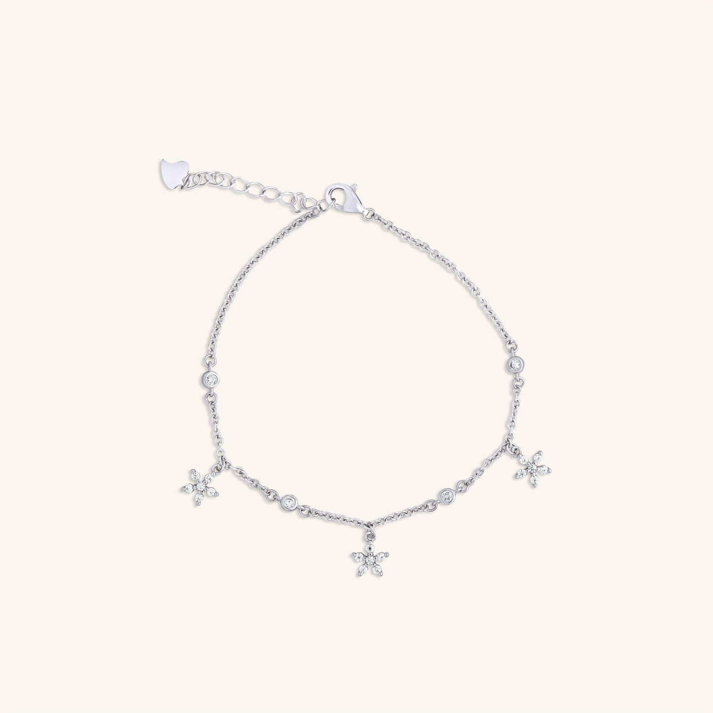 Flower Drop Bracelet