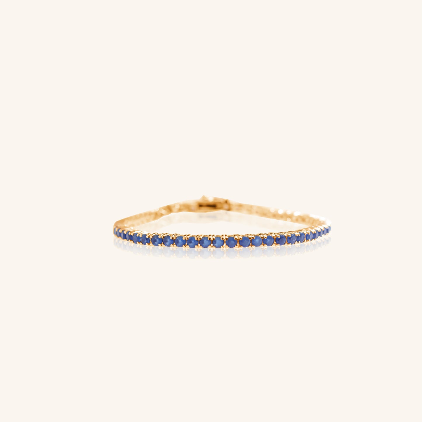 Round Tennis Blue Sapphire