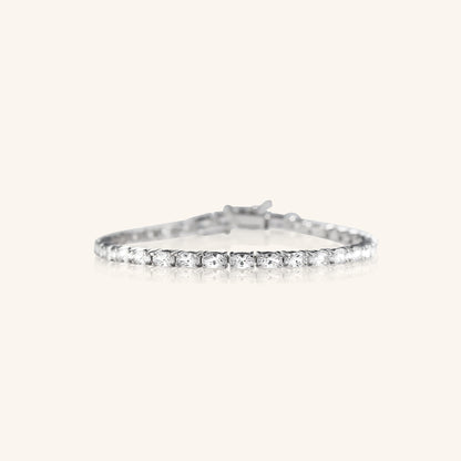 Oval Diamond Tennis Bracelet