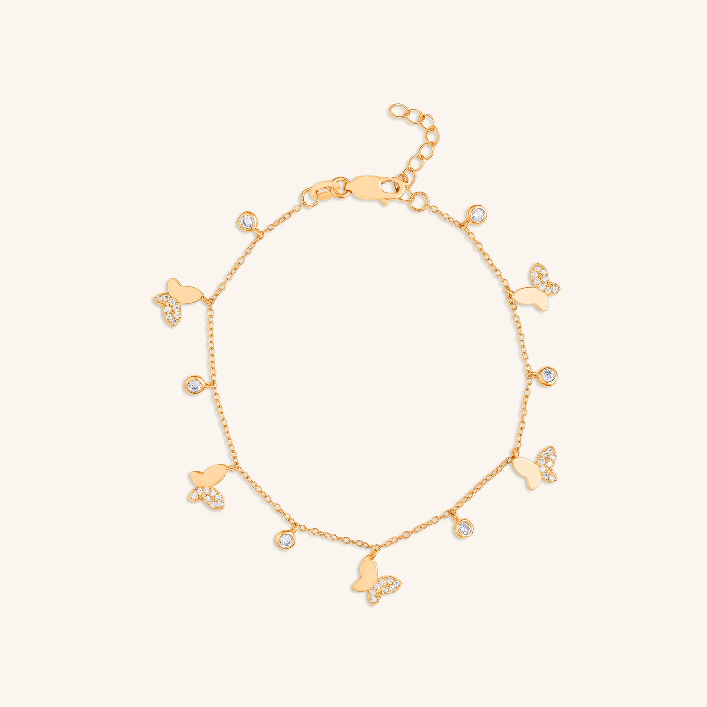 Butterfly Charm Bracelet