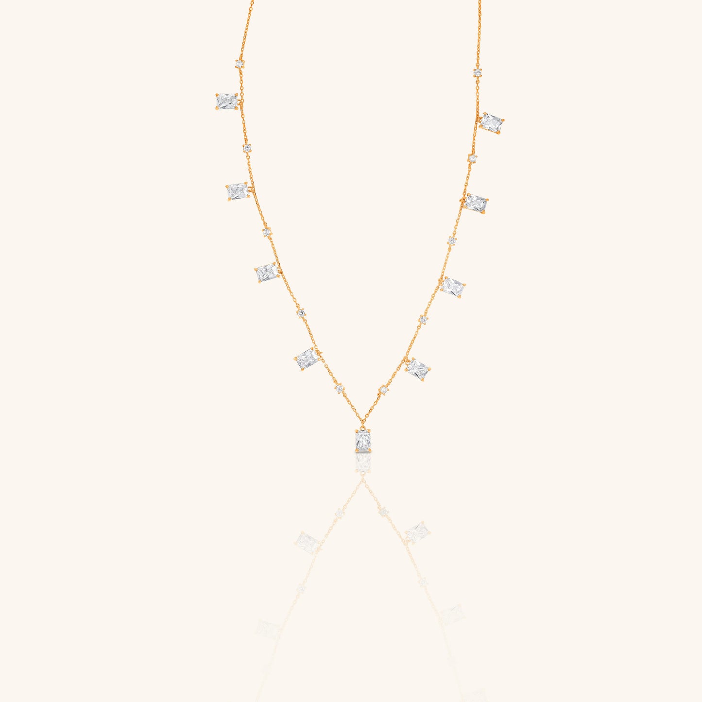 Radiant Cut Diamond Charm and Pendant