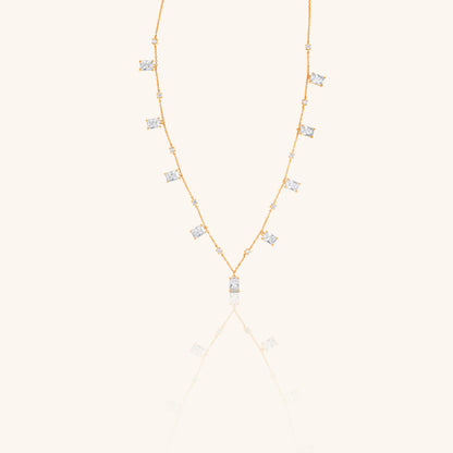 Radiant Cut Diamond Charm and Pendant