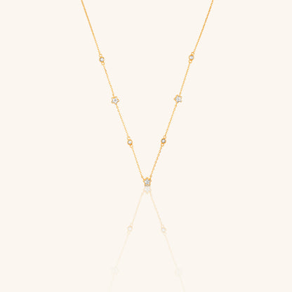 Star and Round Diamond Chain