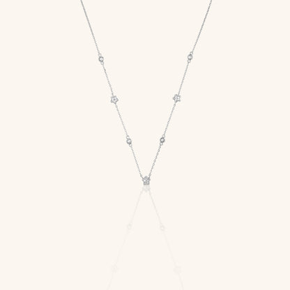 Star and Round Diamond Chain