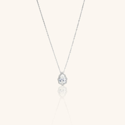 Pear Diamond Boundary Chain Pendant