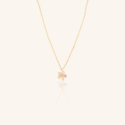 Single Flower Chain Pendant