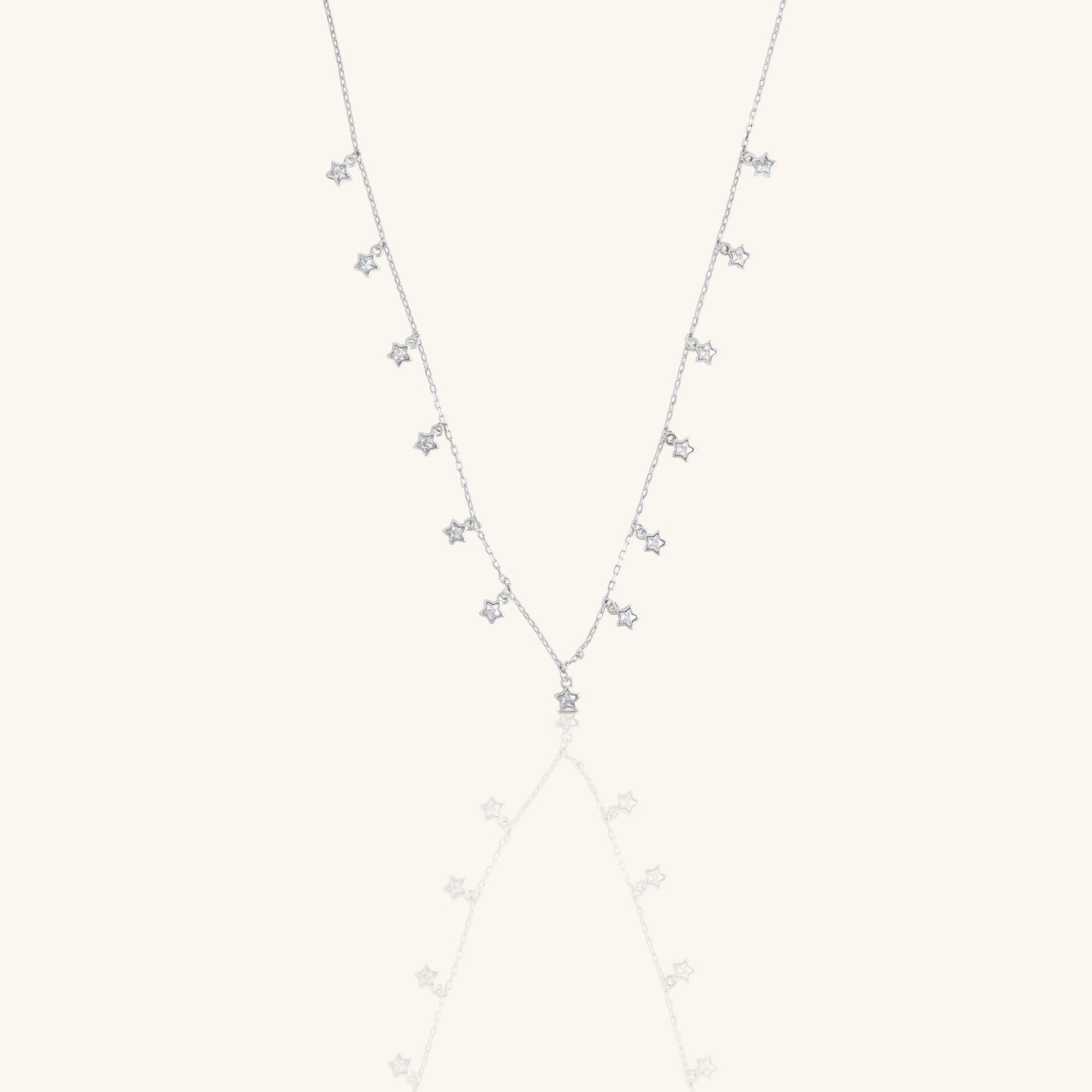 Star Diamond Charm and Chain