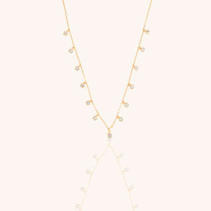 Star Diamond Charm and Chain