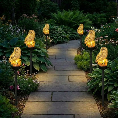 🔥Last Day Special 50% OFF🔥 Waterproof Solar Owl Light