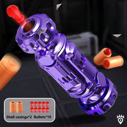 4-in-1 Stress Relief Toy Gun - Launch + Spin + Ratchet + Slide Fingertip Stress Relief Toy