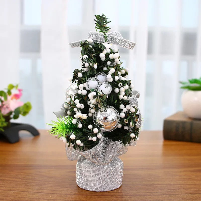 🎁Fast Free Shipping🎄Mini Christmas Tree with Happy Hour Ornaments