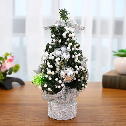 🎁Fast Free Shipping🎄Mini Christmas Tree with Happy Hour Ornaments