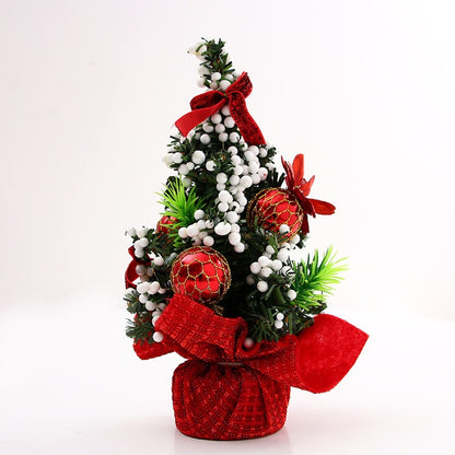 🎁Fast Free Shipping🎄Mini Christmas Tree with Happy Hour Ornaments