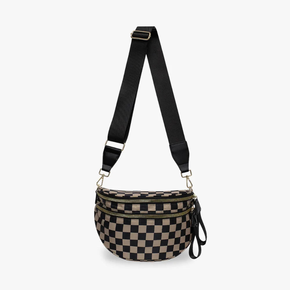 Checkered Black Brown