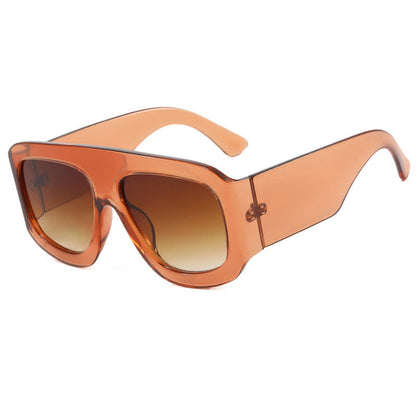 Oversized Square Frame Hipster Sunglasses