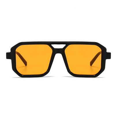 Double Bridges Geometric Frame Driving Sunglasses