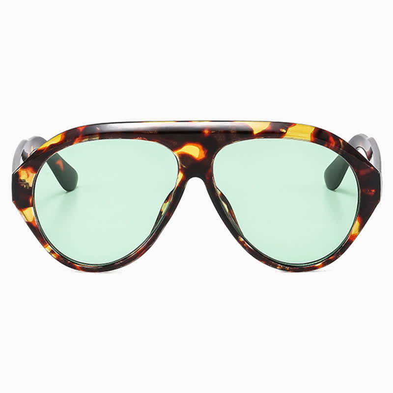 Hipster Oversized Frame Aviator Sunglasses