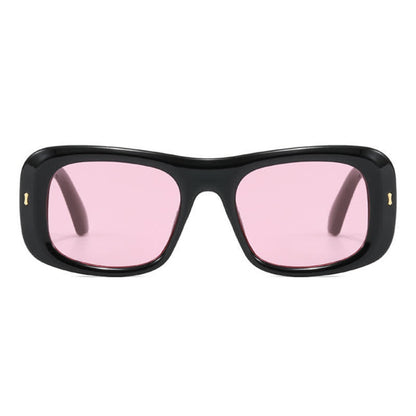 Arrow Decor Square Frame Thick Sunglasses