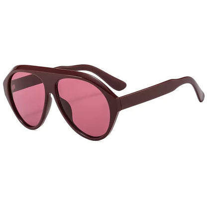 Hipster Oversized Frame Aviator Sunglasses
